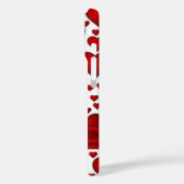 ロマンチックなハートパタモノグラムのーン Case-Mate iPhoneケース (裏面 / 左)