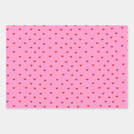 ロマンチックなハートラッピング紙 ラッピングペーパーシート