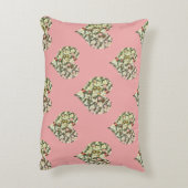 ロマンチックなハートヴィンテージフローラ アクセントクッション (裏面(縦))