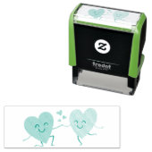 ロマンチックなハート恋愛 セルフインキングスタンプ (インサイチュ)