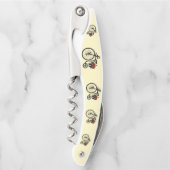 ロマンチックなバイクウェイターのコルクスクリュー ソムリエナイフ (正面)