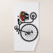ロマンチックなバイクバスタオル バスタオル (バスタオル)