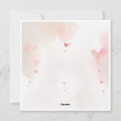 ロマンチックなバニーカード シーズンカード (裏面)