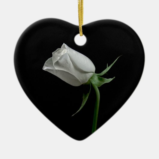 ロマンチックなバラのオーナメント セラミックオーナメント (正面)