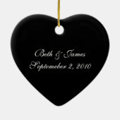 ロマンチックなバラのオーナメント セラミックオーナメント (裏面)