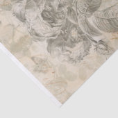 ロマンチックなバラの切り離し紙 薄葉紙 (詳細)