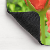 ロマンチックなバラの花 マウスパッド (コーナー)