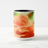 ロマンチックなバラの花 マグカップ (中央)