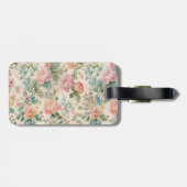 ロマンチックなバラインスパイアヴィンテージ ラゲッジタグ (裏面横)