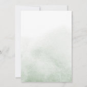 ロマンチックなバラウォーターカラーブライダルシャワー 招待状 (裏面)