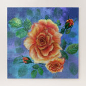 ロマンチックなバラジグソーパズル-ヴィンテージ ジグソーパズル (横)