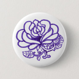 ロマンチックなバラピン 缶バッジ