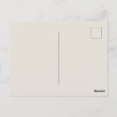 ロマンチックなバラ結婚フラワー ポストカード (裏面)