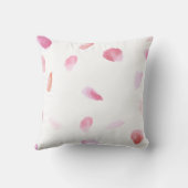 ロマンチックなバラ花びら クッション (裏面)