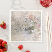 ロマンチックなバラ花模様古い手書きの切り離し (インサイチュ)