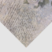 ロマンチックなバラ花模様古い手書きの切り離し 薄葉紙 (詳細)