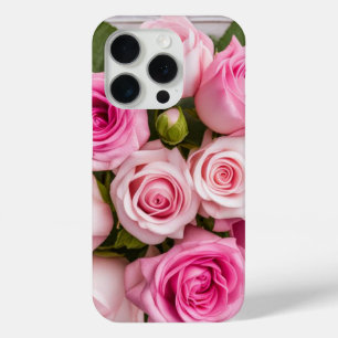 ロマンチックなバラ花iPhoneケース iPhone 15 Proケース
