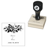 ロマンチックなバラ |ウェディングスタンプ ラバースタンプ (押印)