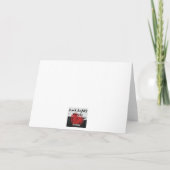 ロマンチックなバラ，ケーキ，ろうそく，スカル，誕生日カード カード (裏面)