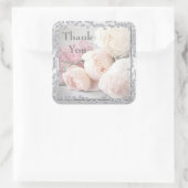 ロマンチックなバラ&ダイヤモンド スクエアシール (バッグ)