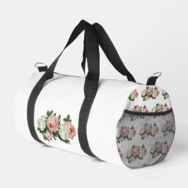 ロマンチックなバラ ダッフルバッグ