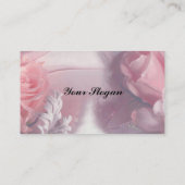 ロマンチックなバラ 名刺 (裏面)