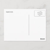 ロマンチックなバルコニーの見通し ポストカード (裏面)