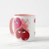 ロマンチックなバレンタインにぴったり合う マグカップ (正面左)