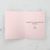 ロマンチックなバレンタインのハートを溶かす シーズンカード (内部)