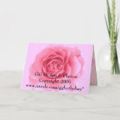 ロマンチックなバレンタインカード シーズンカード (裏面)