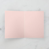 ロマンチックなバレンタインデーのカード 花のハート カード (内部)