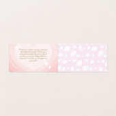 ロマンチックなバレンタインデーのグリーティングカード (内部フラット)