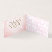 ロマンチックなバレンタインデーのグリーティングカード (内部)