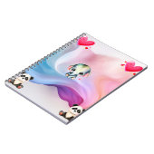 ロマンチックなバレンタインデー壁紙 – デジタルアート ノートブック (左側)