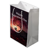 ロマンチックなバレンタインデー大人3 ミディアムペーパーバッグ (裏面アングル)