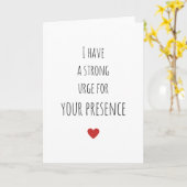 ロマンチックなバレンタインデー強い衝動がある カード (黄色い花)