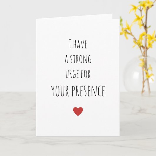 ロマンチックなバレンタインデー強い衝動がある カード (黄色い花)