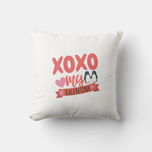 ロマンチックなバレンタインデー装飾用クッション- クッション (正面)