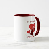 ロマンチックなバレンタインデー マグカップ (正面右)