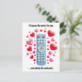 ロマンチックなバレンタインデー | ムービーを一時停止する シーズンポストカード (スタンド正面)