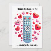 ロマンチックなバレンタインデー | 映画を一時停止してみませんか シーズンカード (正面)