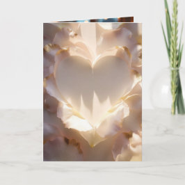 ロマンチックなバレンタイン招待状のアートデザイン カード