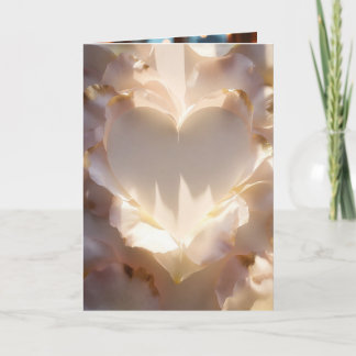 ロマンチックなバレンタイン招待状のアートデザイン カード