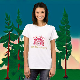 ロマンチックなバレンタイン私の虹の恋人 Tシャツ