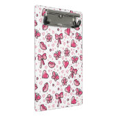 ロマンチックなパターン ミニクリップボード (アングル)