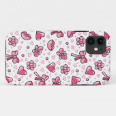 ロマンチックなパターン Case-Mate iPhoneケース (裏面(横))