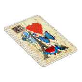 ロマンチックなパリコラージュ マグネット (右側)