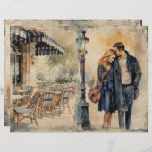 ロマンチックなパリジェンヌジャンクジャーナルページ (正面/裏面)