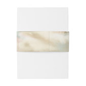 ロマンチックなパンプキンクレストモノグラム結婚ズ 招待状ベリーバンド (裏面例)