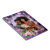 ロマンチックなパーソナライズ スパイラル ノートブック (右側)